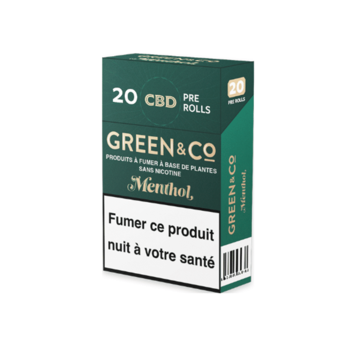 Cigarettes Menthol Green & CO